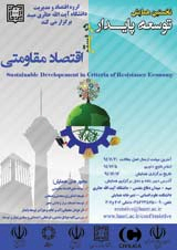 Poster of Conference on Sustainable Development of Yazd Province in the Context of Resistance Economy
