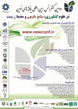 Poster of 2nd International Conference on New Findings in Agricultural Sciences, Natural Resources and Environment