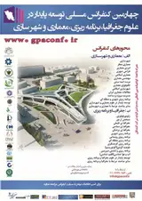 Poster of 4th National Conference on Sustainable Development in Geography and Planning, Architecture and Urban Planning