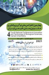 Poster of Fourth National Conference on Innovation and Technology of Biological Sciences, Iranian Chemistry