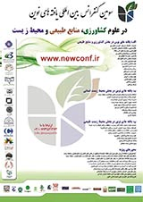 Poster of Third International Conference on New Findings in Agricultural Sciences, Natural Resources and the Environment