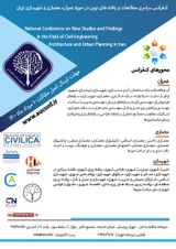 Poster of National Conference on New Studies and Findings in the Field of Civil Engineering, Architecture and Urban Planning in Iran