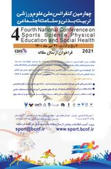 Poster of Fourth National Conference on Sports Science, Physical Education and Social Health