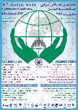 Poster of 8th Safe Community Asian Conference and  1st Safe Community Regional Conference, Mashhad 2017