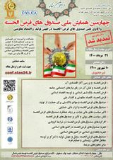 Poster of Fourth National Conference of Gharz al-Hasna Funds in collaboration with the Economic Research Institute