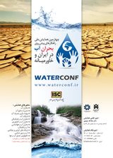 Poster of 4th National Conference on Solutions to the Water Crisis in Iran and the Middle East