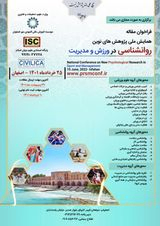 Poster of National Conference on New Psychological Research in Sport and Management