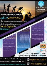 Poster of Third National Conference and First International Conference Soci