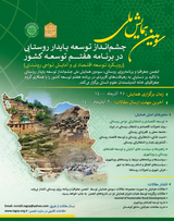 Poster of Third National Conference on Sustainable Rural Development in the Seventh Development Plan