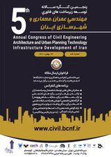 Poster of Fifth Congress of Civil Engineering, Architecture and Urban Planning Infrastructure Development of Iran
