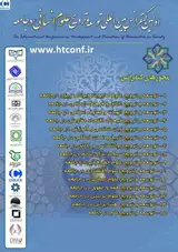 Poster of The first international conference on community development and promotion of Human Sciences