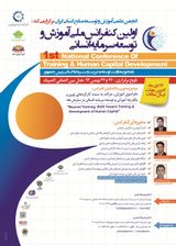 Poster of First National Conference on Education and Development of Human Capital
