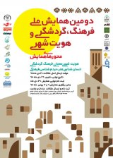 Poster of  Second National Conference on Culture, Tourism and Urban Identit