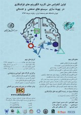 Poster of The first national conference on applications of metaheuristics algorithms in optimization of industrial and service systems