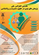 Poster of  The First National Conference on Modern Research in Management, Law and Psychology