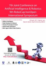 Poster of The 7Conference of Al Robotics and the 9th RoboCup Iranopen International Symposium 2018