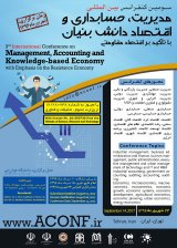 Poster of The third international conference on management, accounting and knowledge-based economy with emphasis on resistance economy