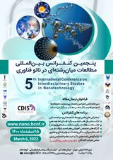 Poster of Fifth International Conference on Interdisciplinary Studies in Nanotechnology