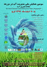 Poster of The Third National Conference on Farm Water Management