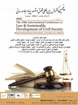 Poster of The Forth International Conference on Law and Sustainable Development of civil Society