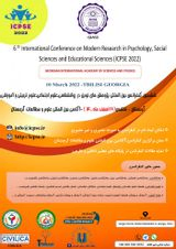 Poster of Sixth International Conference on New Research in Psychology, Social Sciences, Educational Sciences
