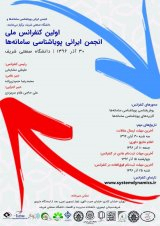 Poster of The first national conference of the Iranian Association of Systems Dynamics