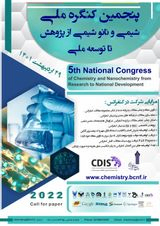 Poster of Fifth National Congress of Chemistry and Nanochemistry from Research to National Development