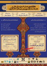 Poster of 7th National Conference on Theoretical Foundations of Iranian Visual Arts With the approach of Quranic art