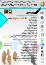 Poster of The 6th Scientific Research Conference on Educational Sciences and Psychology, Social and Cultural Dangers in Iran