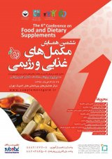 Poster of Sixth Congress of Food and Diet Supplements