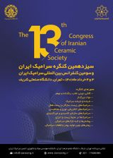 Poster of 13th Iranian Ceramic Congress Third International Conference on Iranian Ceramics