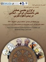 Poster of Seventh Conference on the Role of Iranian Islamic Scientists in the Advancement of Empirical Sciences