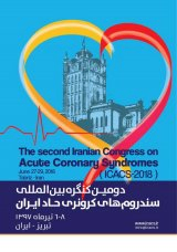 Poster of  second Iranian Congress on Acute Coronary Syndromes (ICACS-2018)