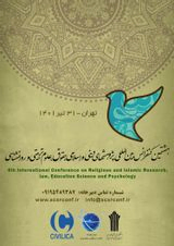 Poster of 8th International Conference on Religious and Islamic Research, law, Education Science and Psychology