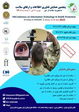 Poster of The fifth information technology and health promotion conference focusing on remote health