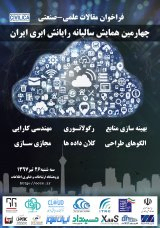 Poster of The fourth annual cloud computing event in Iran