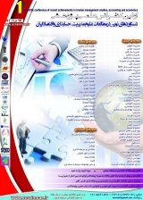 Poster of The first scientific conference of recent achievements in Iranian management studies, accounting and economics