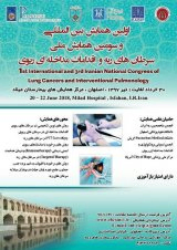 Poster of The first international conference and the 3rd International Congress on Lung Cancer and Pulmonary Intervention