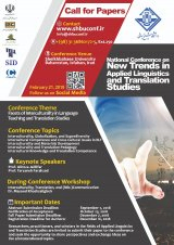 Poster of National Conference on New Approaches in Applied Linguistics and Translation Studies