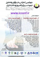 Poster of Fourth National Conference on Innovation and Research in Electrical Engineering and Computer Engineering and Mechanical Engineering of Ira