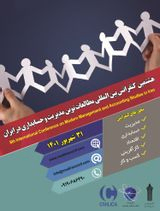 Poster of 8th International Conference on Modern Management and Accounting Studies in Iran