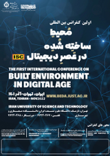 Poster of The first international conference on the environment built in the digital age