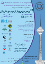 Poster of Twelfth National Conference on Management Research and Humanities in Iran