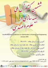 Poster of The 6th National Conference on Optimization in Science and Engineering