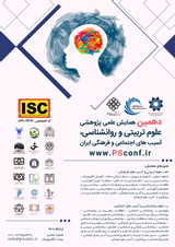 Poster of The 10th Scientific and Research Conference on Educational Sciences and Psychology, Social and Cultural Harms of Iran