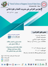 Poster of The 4th National Conference on Management, Economics and Islamic Sciences