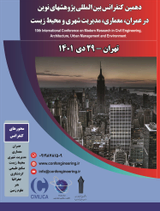 Poster of 10th International Conference on Modern Research in Civil Engineering, Architecture, Urban Management and Environment